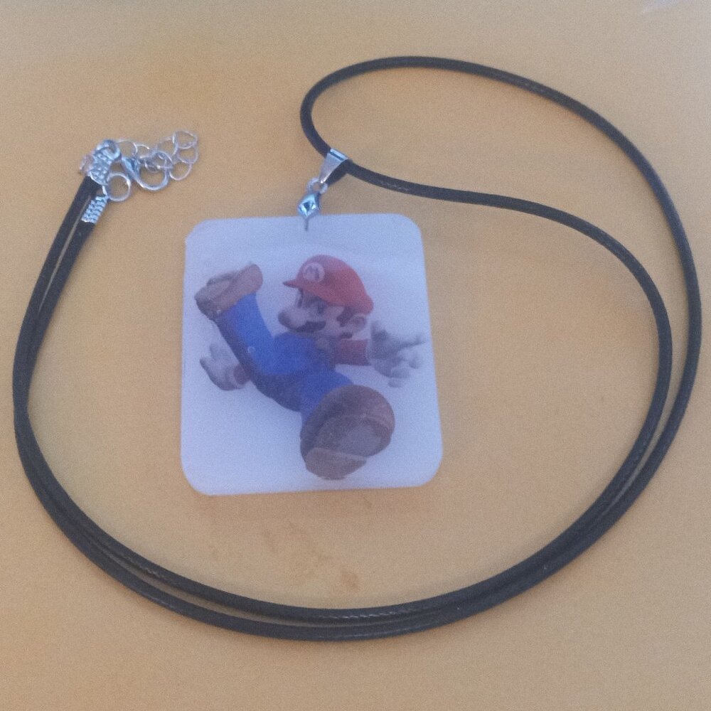 Handmade Super Mario Bros Necklace
